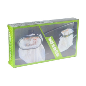 Держатель мусорного пакета в салон авто, 16.5×9 см, черный Держатель мусорного пакета в салон авто, 16.5×9 см, черный