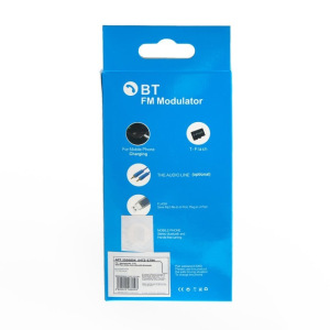 FM - трансмиттер, 12 В, USB/Mp3/WMA/AUX/MicroSD/Bluetooth, черный FM - трансмиттер, 12 В, USB/Mp3/WMA/AUX/MicroSD/Bluetooth, черный