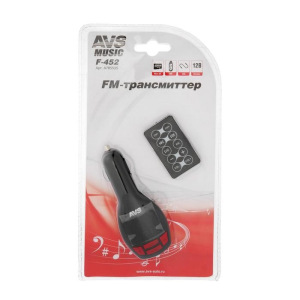 FM - трансмиттер с дисплеем и пультом AVS F-452 FM - трансмиттер с дисплеем и пультом AVS F-452