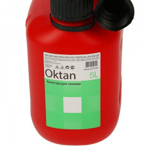 Канистра ГСМ Oktan CLASSIK, 5 л, пластиковая, красная Канистра ГСМ Oktan CLASSIK, 5 л, пластиковая, красная