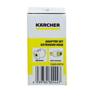 Комплект адаптеров для удлинительного шланга Karcher, 2 шт 2.643-037.0 Комплект адаптеров для удлинительного шланга Karcher, 2 шт 2.643-037.0