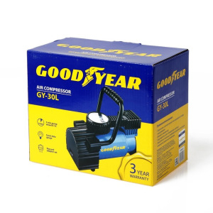 Компрессор автомобильный Goodyear GY-30L, 30 л/мин, со съемной ручкой, с сумкой Компрессор автомобильный Goodyear GY-30L, 30 л/мин, со съемной ручкой, с сумкой