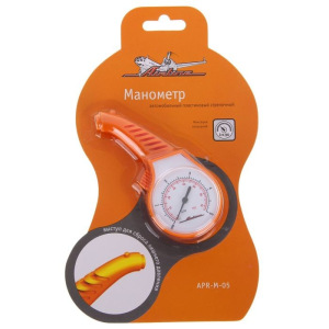 Манометр механический, стрелочный, пластиковый, до 5 атм Манометр механический, стрелочный, пластиковый, до 5 атм