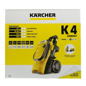 Мойка высокого давления Karcher K 4 Compact, 130 бар, 420 л/ч, 1.637-500.0 Мойка высокого давления Karcher K 4 Compact, 130 бар, 420 л/ч, 1.637-500.0