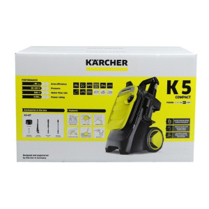 Мойка высокого давления Karcher K 5 Compact, 145 бар, 500 л/ч, 1.630-750.0 Мойка высокого давления Karcher K 5 Compact, 145 бар, 500 л/ч, 1.630-750.0