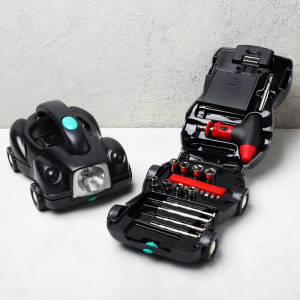 Набор инструментов с фонарем «23 февраля. Настоящий герой», 25 предметов Набор инструментов с фонарем «23 февраля. Настоящий герой», 25 предметов