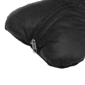 Подушка автомобильная косточка, на подголовник, велюр, черный, ромб, 16х24 см Подушка автомобильная косточка, на подголовник, велюр, черный, ромб, 16х24 см