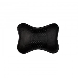 Подушка автомобильная на подголовник черная, комбинированная эко кожа, "KRAFT" 280x210 см Подушка автомобильная на подголовник черная, комбинированная эко кожа, "KRAFT" 280x210 см