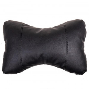 Подушка автомобильная на подголовник, SKYWAY, 25x18см, искусственная кожа, черная, S08001010 Подушка автомобильная на подголовник, SKYWAY, 25x18см, искусственная кожа, черная, S08001010