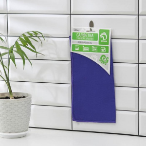 Салфетка для стёкол и зеркал Доляна, 30×30 см, 200 г/м2, цвет МИКС Салфетка для стёкол и зеркал Доляна, 30×30 см, 200 г/м2, цвет МИКС