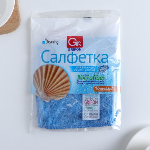 Салфетка из микрофибры универсальная, 30×30 см, 200 г/м2, цвет МИКС Салфетка из микрофибры универсальная, 30×30 см, 200 г/м2, цвет МИКС