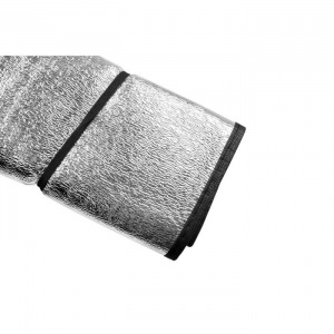 Шторка солнцезащитная на лобовое стекло "KRAFT", 130x60 см Шторка солнцезащитная на лобовое стекло "KRAFT", 130x60 см