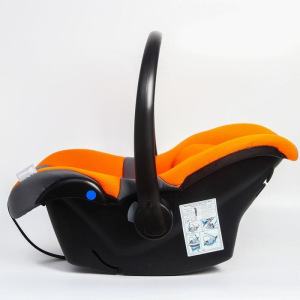 Удерживающее устройство для детей Крошка Я Safe +, гр. 0+, Orange Gray Удерживающее устройство для детей Крошка Я Safe +, гр. 0+, Orange Gray