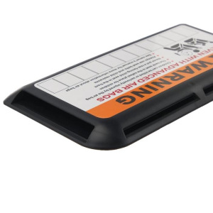 Визитница на козырек с номером сотового телефона, черный Визитница на козырек с номером сотового телефона, черный