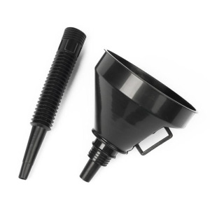 Воронка для ГСМ с сеткой, усиленная, диаметр 145 мм, высота 360 мм, съемный гибкий носик Воронка для ГСМ с сеткой, усиленная, диаметр 145 мм, высота 360 мм, съемный гибкий носик