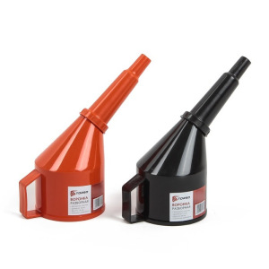 Воронка TORSO для ГСМ с сеткой, разборная, диаметр 120 мм, высота 260 мм, МИКС Воронка TORSO для ГСМ с сеткой, разборная, диаметр 120 мм, высота 260 мм, МИКС