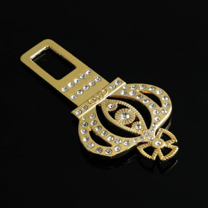 Заглушка ремня безопасности, "Корона", металлическая Заглушка ремня безопасности, "Корона", металлическая