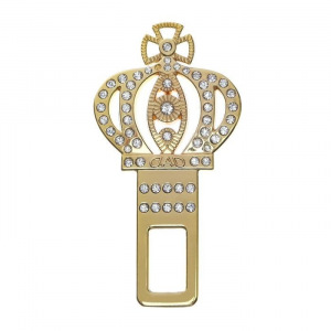 Заглушка ремня безопасности, "Корона", металлическая Заглушка ремня безопасности, "Корона", металлическая