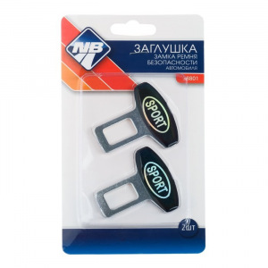 Заглушка замка ремня безопасности Nova Bright, металлическая, набор 2 шт Заглушка замка ремня безопасности Nova Bright, металлическая, набор 2 шт