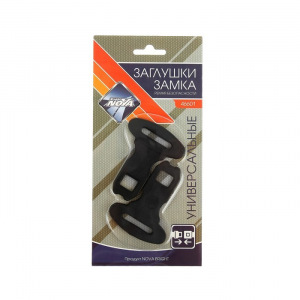 Заглушки замка ремня безопасности Nova Bright, пластиковые, набор 2 шт, микс Заглушки замка ремня безопасности Nova Bright, пластиковые, набор 2 шт, микс