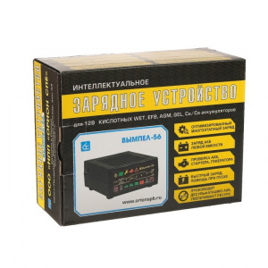 Зарядно-предпусковое устройство "Вымпел-56" с диагностикой АКБ, стартера, генератора, 20 А, 12 В, для гелевых, кислотных Зарядно-предпусковое устройство "Вымпел-56" с диагностикой АКБ, стартера, генератора, 20 А, 12 В, для гелевых, кислотных