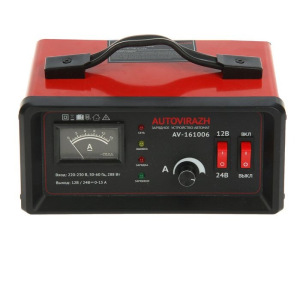 Зарядное устройство АКБ Autovirazh AV-161006, авт, 0-15 А, до 150 Ач, 12/24 В Зарядное устройство АКБ Autovirazh AV-161006, авт, 0-15 А, до 150 Ач, 12/24 В