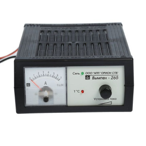 Зарядное устройство АКБ "Вымпел-265", 0.6-7 А, 12 В, до 100 Ач Зарядное устройство АКБ "Вымпел-265", 0.6-7 А, 12 В, до 100 Ач