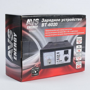 Зарядное устройство для АКБ AVS BT-6020, 7 A, 6-12 В Зарядное устройство для АКБ AVS BT-6020, 7 A, 6-12 В