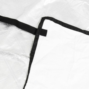 Защитный чехол-накидка на стекло автомобиля и зеркала 145х220 см, светоотражающий , резинки Защитный чехол-накидка на стекло автомобиля и зеркала 145х220 см, светоотражающий , резинки