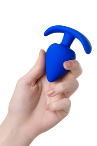 Анальная пробка A-Toys by TOYFA, силикон, синяя, 8,3 см Анальная пробка A-Toys by TOYFA, силикон, синяя, 8,3 см