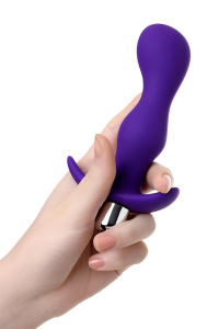 Анальная пробка с вибрацией A-Toys by TOYFA, размер L, силикон, фиолетовая, 14 см Анальная пробка с вибрацией A-Toys by TOYFA, размер L, силикон, фиолетовая, 14 см