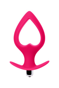 Анальная вибровтулка-расширитель POPO Pleasure by TOYFA «Сердечко», силикон, розовая, 17 см, Ø 7,5 с Анальная вибровтулка-расширитель POPO Pleasure by TOYFA «Сердечко», силикон, розовая, 17 см, Ø 7,5 с