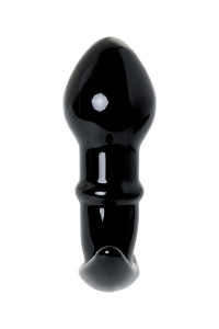 Анальная втулка Sexus Glass, стекло, чёрная, 11,5 см, Ø 4 см Анальная втулка Sexus Glass, стекло, чёрная, 11,5 см, Ø 4 см