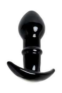 Анальная втулка Sexus Glass, стекло, чёрная, 11,5 см, Ø 4 см Анальная втулка Sexus Glass, стекло, чёрная, 11,5 см, Ø 4 см