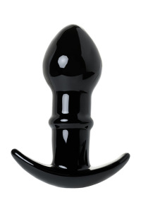 Анальная втулка Sexus Glass, стекло, чёрная, 11,5 см, Ø 4 см Анальная втулка Sexus Glass, стекло, чёрная, 11,5 см, Ø 4 см