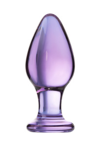 Анальная втулка Sexus Glass, стекло, фиолетовая, 10 см, Ø 4 см Анальная втулка Sexus Glass, стекло, фиолетовая, 10 см, Ø 4 см