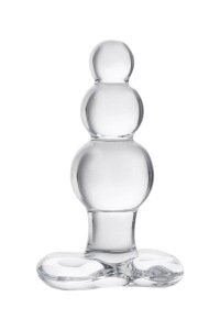 Анальная втулка Sexus Glass, стекло, прозрачная, 10,5 см, Ø 3,5 см Анальная втулка Sexus Glass, стекло, прозрачная, 10,5 см, Ø 3,5 см