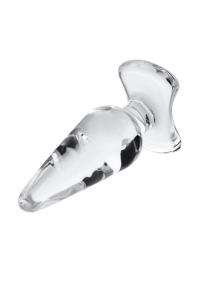 Анальная втулка Sexus Glass, стекло, прозрачная, 11,5 см, Ø 3,5 см Анальная втулка Sexus Glass, стекло, прозрачная, 11,5 см, Ø 3,5 см