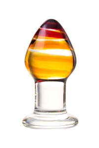 Анальная втулка Sexus Glass, стекло, прозрачная, 9 см, Ø 4 см Анальная втулка Sexus Glass, стекло, прозрачная, 9 см, Ø 4 см