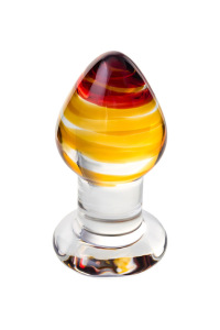 Анальная втулка Sexus Glass, стекло, прозрачная, 9 см, Ø 4 см Анальная втулка Sexus Glass, стекло, прозрачная, 9 см, Ø 4 см