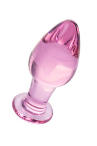 Анальная втулка Sexus Glass, стекло, розовая, 10 см, Ø 4 см Анальная втулка Sexus Glass, стекло, розовая, 10 см, Ø 4 см