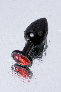 Анальный страз Metal by TOYFA, металл, черный, с кристалом цвета рубин 8,2 см, Ø3,4 см, 85 г. Анальный страз Metal by TOYFA, металл, черный, с кристалом цвета рубин 8,2 см, Ø3,4 см, 85 г.