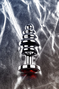 Анальный страз Metal by TOYFA, металл, серебристый, с кристаллом цвета рубин, 8 см, Ø 3,5 см, 95 г Анальный страз Metal by TOYFA, металл, серебристый, с кристаллом цвета рубин, 8 см, Ø 3,5 см, 95 г