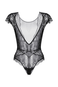 Боди со стразами Candy Girl Delight, чёрное, XL Боди со стразами Candy Girl Delight, чёрное, XL