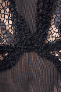 Боди со стразами Candy Girl Delight, чёрное, XL Боди со стразами Candy Girl Delight, чёрное, XL