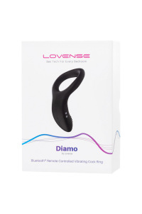 Эрекционное кольцо Lovense Diamo, силикон, черный, 13,3 см Эрекционное кольцо Lovense Diamo, силикон, черный, 13,3 см