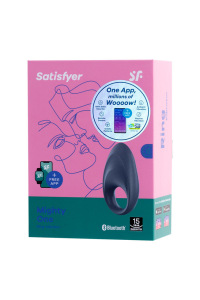 Эрекционное кольцо на пенис Satisfyer Mighty, Силикон, Синий, 9 см Эрекционное кольцо на пенис Satisfyer Mighty, Силикон, Синий, 9 см