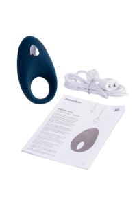 Эрекционное кольцо на пенис Satisfyer Mighty, Силикон, Синий, 9 см Эрекционное кольцо на пенис Satisfyer Mighty, Силикон, Синий, 9 см