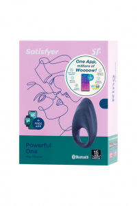 Эрекционное кольцо на пенис Satisfyer Powerful, Силикон, Синий, 9 см Эрекционное кольцо на пенис Satisfyer Powerful, Силикон, Синий, 9 см