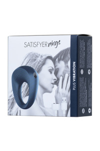 Эрекционное кольцо на пенис Satisfyer Rings, силикон, синий 5,5 см. Эрекционное кольцо на пенис Satisfyer Rings, силикон, синий 5,5 см.